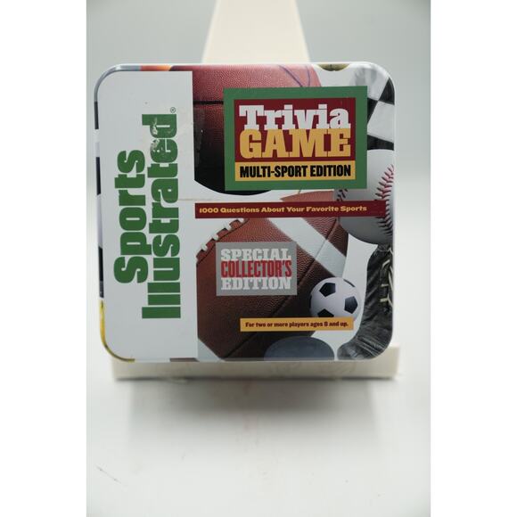 Sports Illustrated Trivia Game – Multi-Sport Collector’s Tin Edition (1998) - Picture 1 of 3